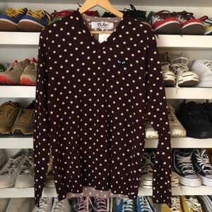 COMME des Garçons PLAY Polka Dot Wool Sweater